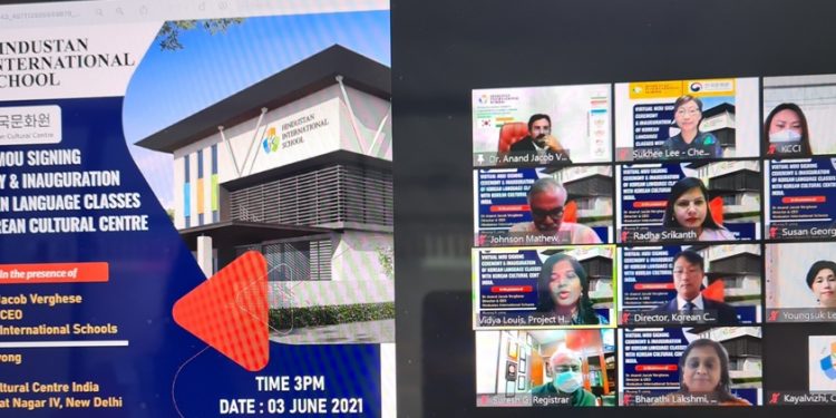 ‘Korean Language class as curriculum based subject’ launched at Hindustan International School, Chennai