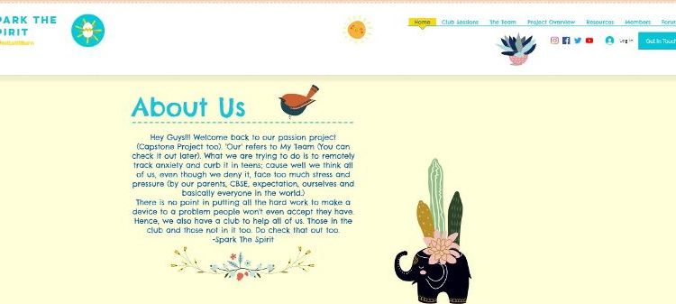 AI chat-bot platform for teenagers to discuss their mental health issues by class 11 students of SNS