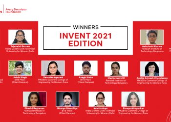 Avery Dennison 9th edition of its annual scholarship program ‘Spirit of Invention’ winners