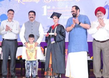 First ever Kaushal Dikshant Samaroh (convocation) held for ITI students coinciding with Vishwakarma birth anniversary