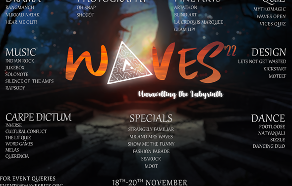 BITS Pilani Goa’s Annual Cultural Extravaganza, ‘Waves’ from Nov 18-20
