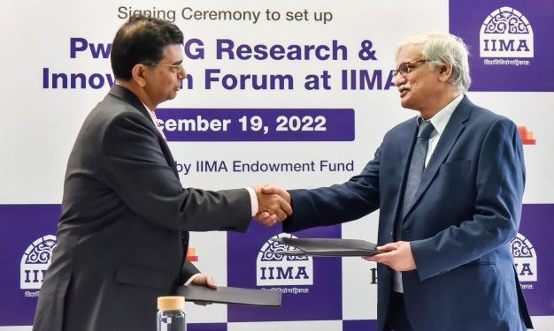 IIMA and PwC India Join Hands to Establish PwC ESG Research and Innovation Forum at IIMA