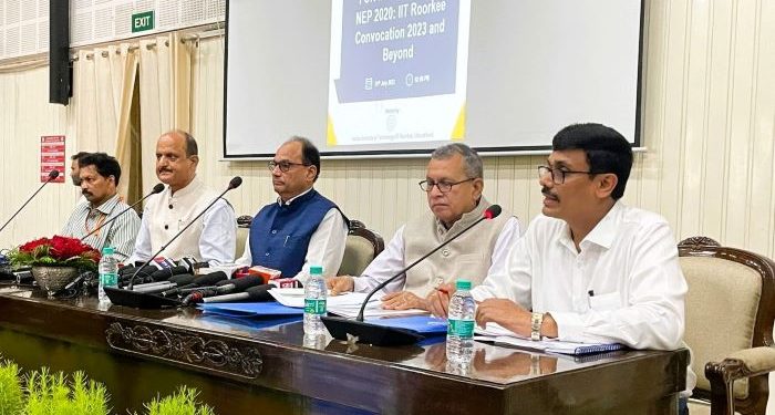IIT Roorkee to hold its Convocation as part of successful 3 years of implementation of NEP celebrations