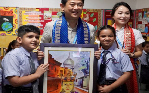 ‘Talk with a South Korean Diplomat’ session held at Mount Abu Public School, Delhi