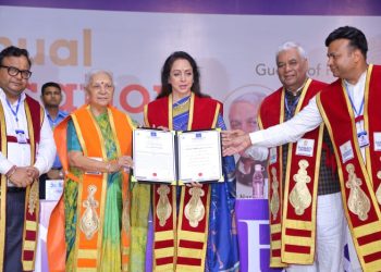 Annual convocation of Sanskriti University graced by UP Governor, MP Hema Malini