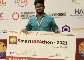 Odisha Student Entrepreneur, Anup Paikaray, wins GITAM SmartIDEAthon 2023