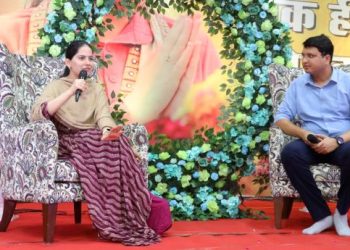 Motion Education invites spiritual orator Jaya Kishori to train student mindset on mental health at Kota