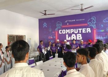 TELUS International India volunteers refurbish Gandhi Smarak Vidyalaya in Noida