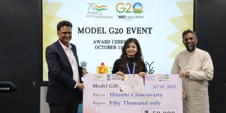 Model G20 concludes; winners felicitated at IIT Hyderabad