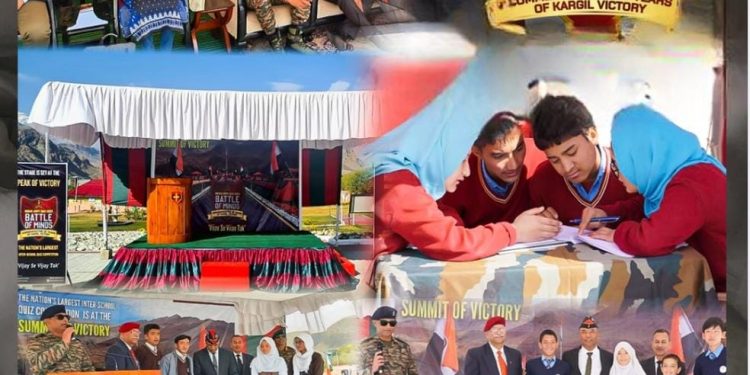 Indian Army Quiz 2023: 13 Schools from Kargil participate in Battle of Minds regional round