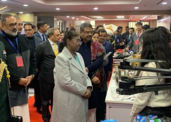 IIT Mandi iHub showcases the success of ‘Drone Didi’ program to President Droupadi Murmu at Kaushal Bhavan inauguration