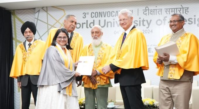 Passion and Commitment towards nation building among new gen graduates: Anil Sahasrabudhe at WUD convocation