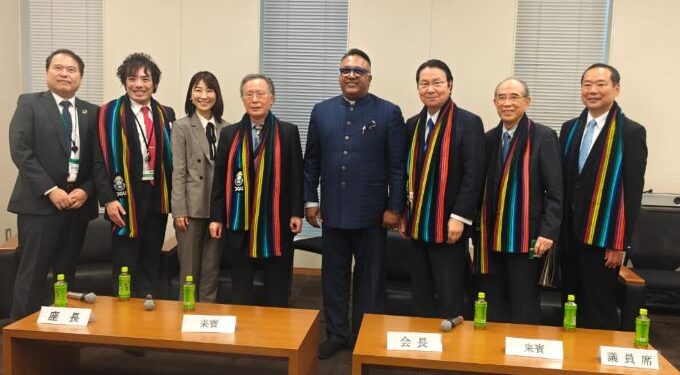JGU VC Raj Kumar delivers talk on significance of Indo-Japanese partnerships at Japanese Diet