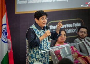 Woxsen University marks the inauguration of Kiran Bedi Hall by her lecture on ‘Women in Leadership: Breaking Barriers and Glass Ceilings’