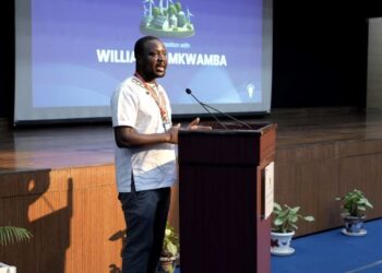 Acclaimed innovator, William Kamkwamba, speaks on Green Energy at the Shiv Nadar School STEAM Conclave