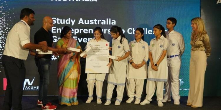 Australian Government’s Study Australia Entrepreneurship Challenge winners feted