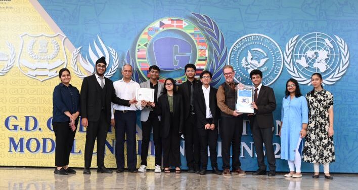 Over 500 delegates participate in the 11th Edition of International MUN Conference hosted by GD Goenka Public School, Vasant Kunj