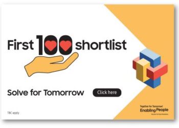 First shortlist of 100 ‘Solve For Tomorrow’ Teams revealed by  Samsung India