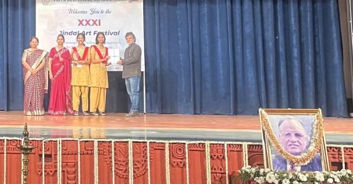 Jindal Art Festival celebrated at Vidya Devi Jindal School, Hisar; Eminent painter Madan Lal conducts workshop