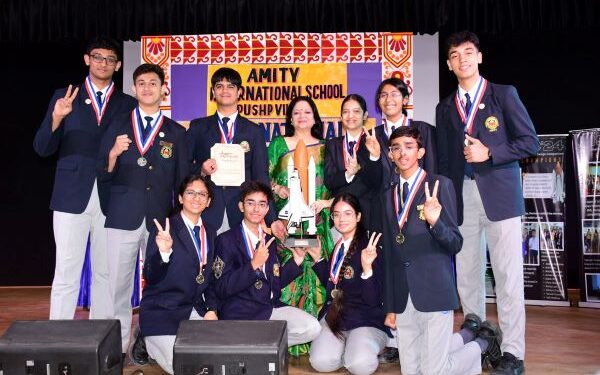 The team of 10 students from Amity School, Pushp Vihar (Delhi) wins ISSDC; relish exposure and learnings