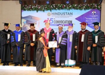 1600 students receive degrees at 15th Convocation of Hindustan Institute of Technology and Science, Chennai