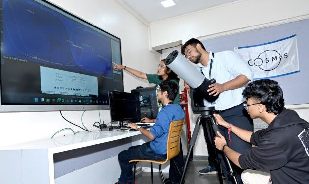 MIT-WPU, Pune sets up Ground Station for Satellite Reception and Radio Astronomy