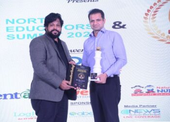 Nipun Goenka, Pro-Chancellor of GD Goenka University receives Education Icon award