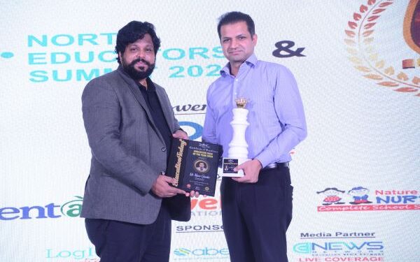 Nipun Goenka, Pro-Chancellor of GD Goenka University receives Education Icon award