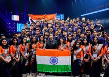 Skills Minister Jayant Chaudhary peps up Indian competitors at WSC 2024 Lyon, holds bilateral discussions on event sidelines