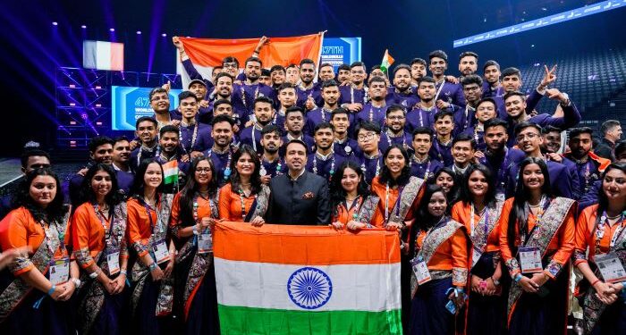 Skills Minister Jayant Chaudhary peps up Indian competitors at WSC 2024 Lyon, holds bilateral discussions on event sidelines