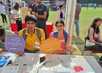 DKMS BMST Foundation India collaborated from IIT Delhi’s Rendezvous 2024, spread stem cell donation awareness