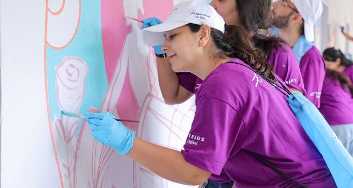 TELUS Digital India observes its TDOG by augmenting Learning Environment  of Nehru Smarak Inter College, Noida