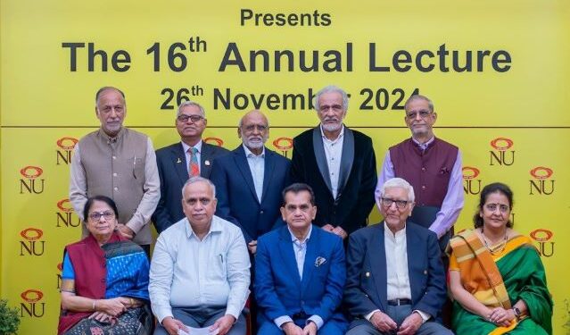 G20 Sherpa Amitabh Kant delivers (16th) Annual Lecture of NIIT University at its Neemrana Campus