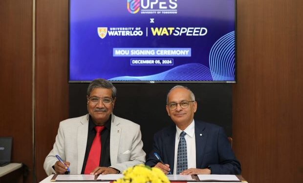 UPES and University of Waterloo partner’ to Offer Executive Education and Global Pathway Programs