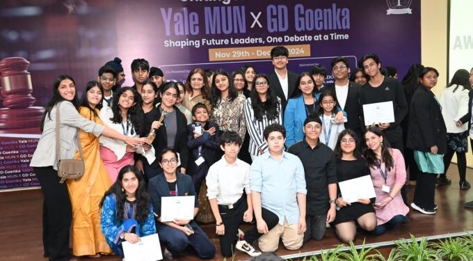 Yale MUN X GD Goenka Conference held successfully from Nov 29-Dec 1