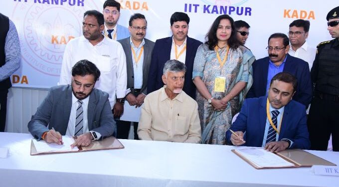 IIT Kanpur signs MoU with AP’s Kuppam Area Development Authority for helping make CM’s constituency Net Zero