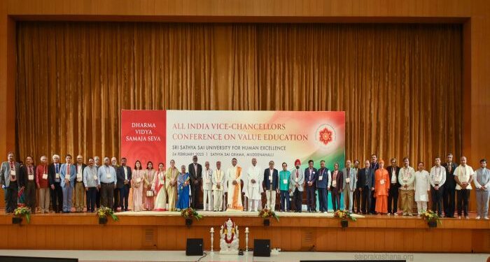 Call to establish a national network of universities committed to values-based education at the All India Vice-Chancellors Conference