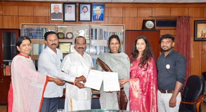 Dravidian University to become 1M1B Future Ready Institution after signing MoU with 1M1B