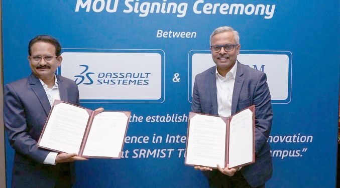 SRMIST Trichy and Dassault Systèmes Signs MoU to Advance Engineering Education, Innovation and Research