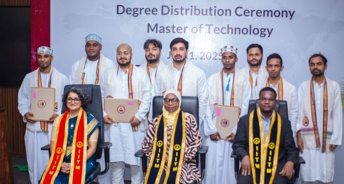 IIT Madras Zanzibar Holds its First-Degree Distribution Ceremony