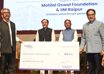 Motilal Oswal Foundation Commits ₹172 Crore to IIM Raipur and NIT Raipur