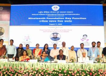 NIEPA Marks 19th Foundation Day with Visionary Lecture by Dr. Ram Madhav