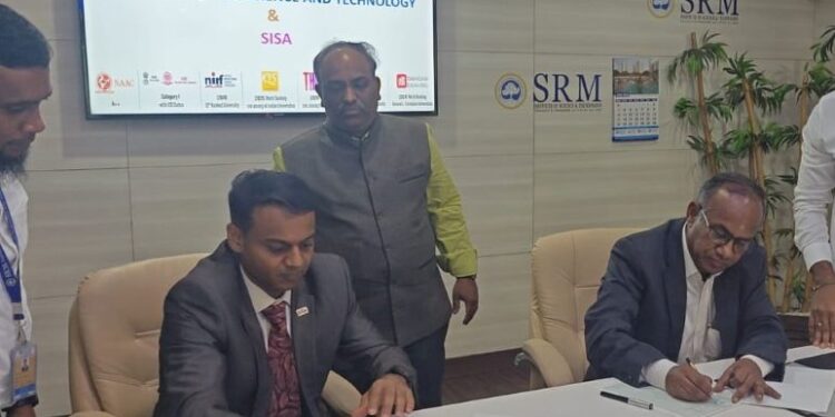 SRMIST Partners with SISA to Strengthen Cybersecurity Education and Workforce Development