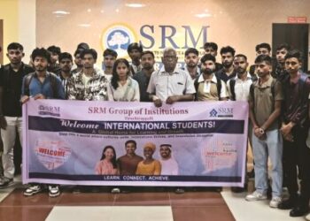 SRMIST welcomes over 200 International Students for 2025