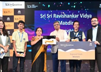 Sri Sri Ravishankar Vidya Mandir Students duo win TCS InQuizitive 2025 Bengaluru Edition