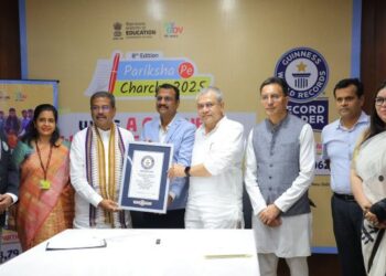 PM Modi’s Pariksha Pe Charcha 2025 conferred with Guinness World Record for most registrations in one-month