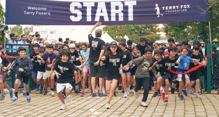 Canadian International School Bangalore Hosts Annual Terry Fox Run for Cancer Research
