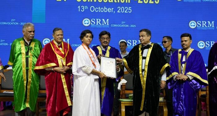 Female graduates shine across agriculture programmes at SRMIST’s 21st convocation 2025