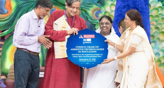Amrita Vishwa Vidyapeetham Establishes UNESCO Chair on Assistive Technologies in Education