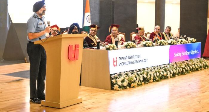 TIET Convocation 2025:  Air Chief Marshal AP Singh Graces the Ceremony as Chief Guest